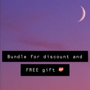 Bundle for discount and FREE 💝